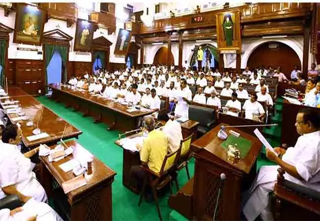 TAMILNADU ASSEMBLY MEETING MINISTERS FILED THE CORRECTION BILLS 